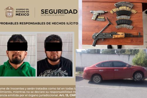 Atrapan a tres ladrones de autos de lujo y homicidas en Villa Victoria; uno es menor de edad